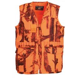 GILET DE CHASSE STRONGER GHOST CAMO FOREST FLUO - ...