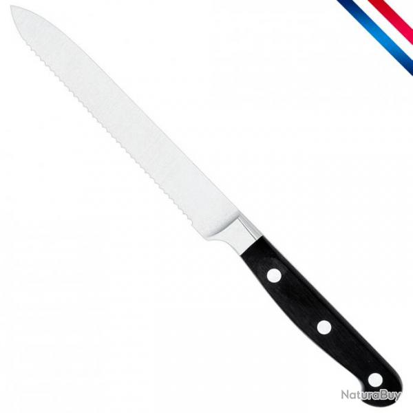 Couteau  tomate - Lame inox forge microdente - 13 cm