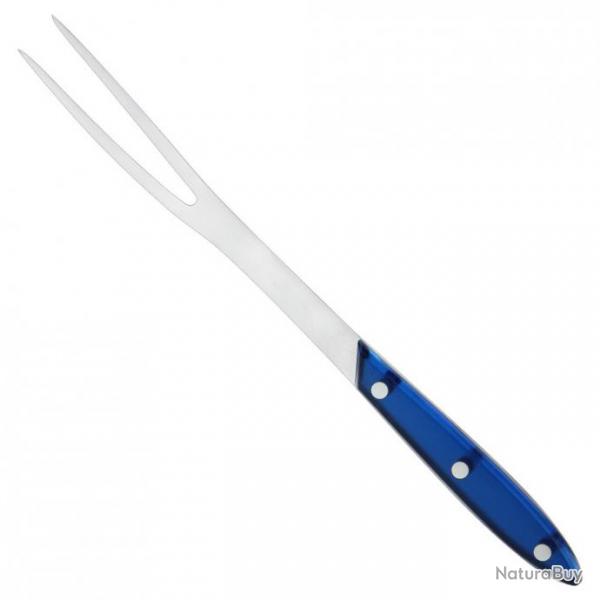 Fourchette de service courbe Brasserie, bleu - 30 cm