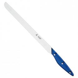 Couteau à saumon Brasserie bleu - Lame inox - 27 cm