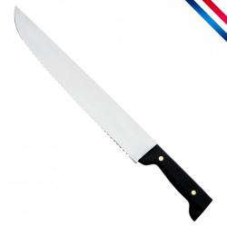 Couteau poissonnier pro - Lame inox dentelée - 30 cm