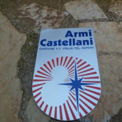 Superbe autocollant Armi Castellani ( Import Italie )