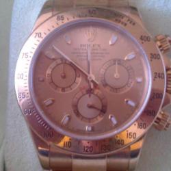 A saisir Rolex daytona 116528, or jaune 18 carats ,full set.
