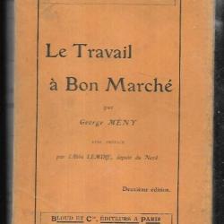 le travail à bon marché de george mény , rare