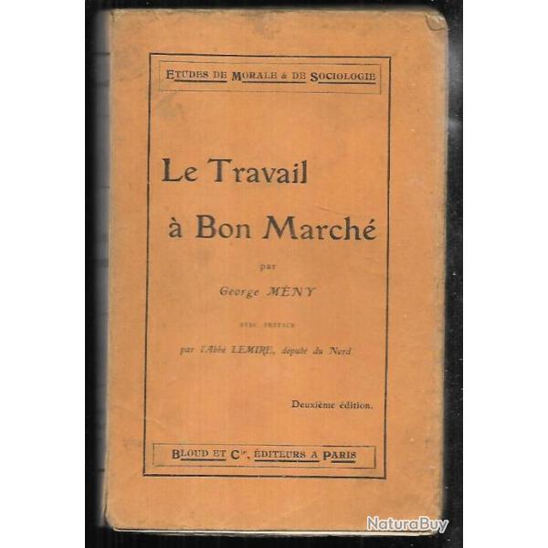 le travail  bon march de george mny , rare