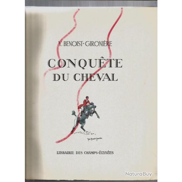 conqute du cheval de benoist gironire yves