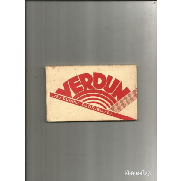 Verdun ses ruines glorieuses.  1914-1918. carnet de 15 cpa , 9 x 15 cm ,
