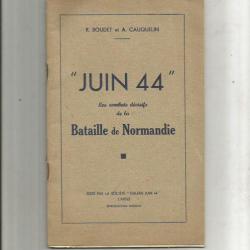 Juin 44 les combats décisifs de la  bataille de normandie. chambois