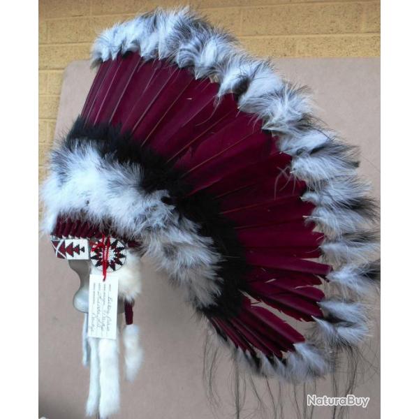 Coiffe indienne Navajo de 36 pouces  Made in USA ( Mod.SACRED MESA )