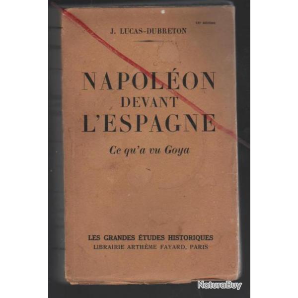 Napolon devant l'espagne , ce qu'a vu goya. premier empire