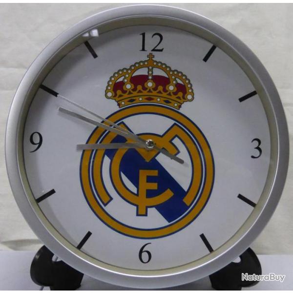 Pendule murale horloge 20cms FOOTBALL REAL MADRID UEFA LEAGUE RONALDO BENZEMA