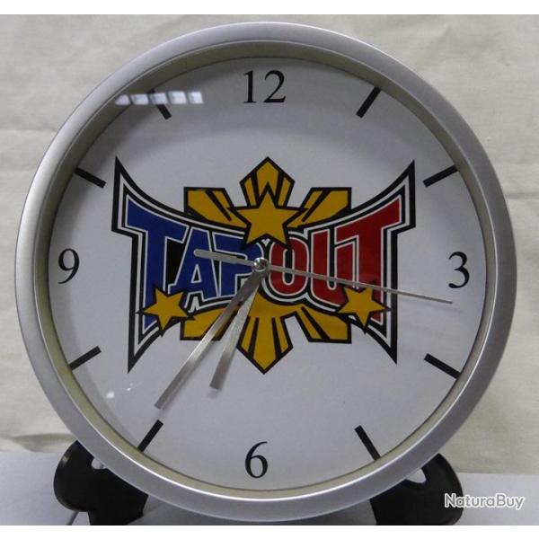 Pendule murale horloge 20cms TAPOUT MMA 2 ( boxe combat freefight arts martiaux