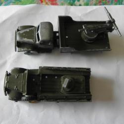 2  véhicules militaires france jouets