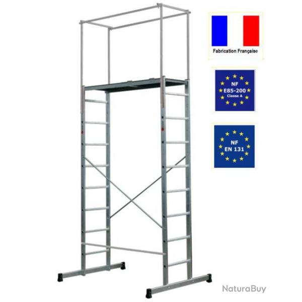 Echafaudage Aluminium C: 150 Kg Hauteur 4.7m Escalux