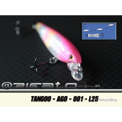 ARIGATO® - Leurres durs - TANGOO-AGO-001 L25