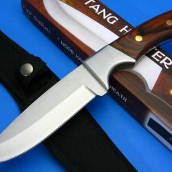 Couteaux de Chasse Survie Rando Acier 440 Manche Bois CN210915