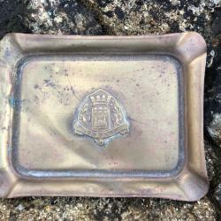 artisanat de tranchée  - cendrier  VERDUN  -TRENCH ART WW1 poilu