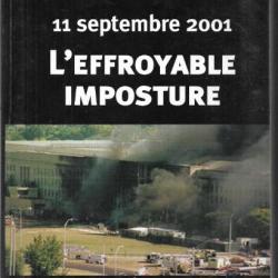 l'effroyable imposture 11 septembre 2001, aucun avion ne s'est écrasé sur le pentagone de t.meyssan