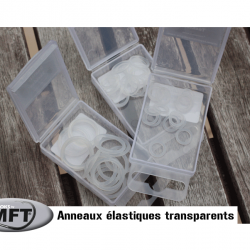 MFT® - Anneau élastique transparent 15x2mm