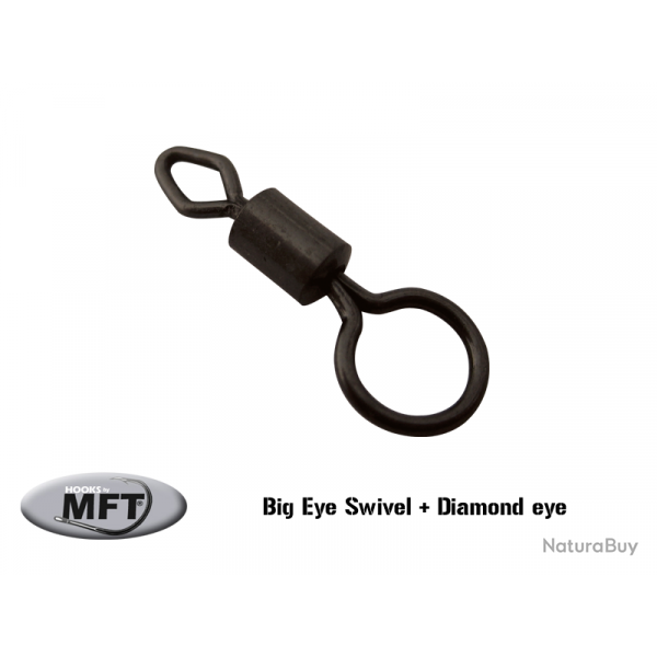 MFT - Big eye swivel with diamond eye