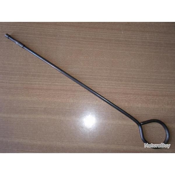 Baguette de nettoyage reglementaire pour PM Thompson  acier noir US WW2 42 CM