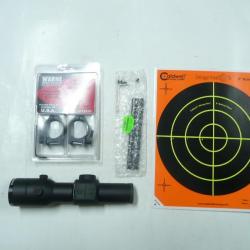 ENSEMBLE Point rouge AIMPOINT HUNTER 34S NEUF +1 CIBLE+1 MONTAGE AMOVIBLE+1 RAILWEAVER RECKNAGEL