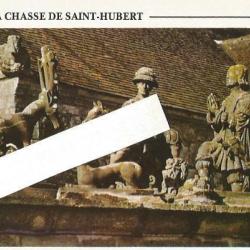 cast la chasse de saint-hubert , bretagne cpm