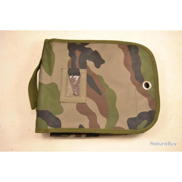 Etui / sacoche porte cartes / documents, Arme Franaise, scout, randonne, sortie nature opex ...