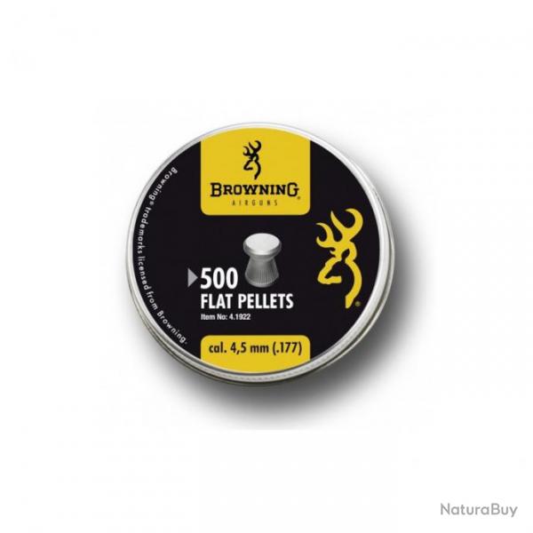 PLOMB  Carabine BROWNING    PLAT  4.5 mm  Boite de 500