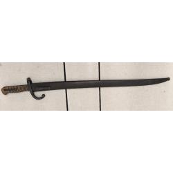 Sabre-baïonnette Chassepot Mod 1866 de prise allemande 1èguerre