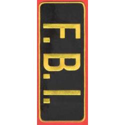 Ecusson FBI lettre