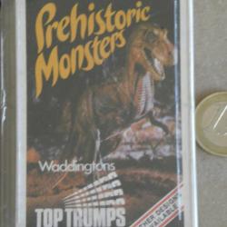 vintage top trumps prehistoric monsters  top petit monstres préhistoriques
