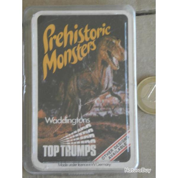 vintage top trumps prehistoric monsters  top petit monstres prhistoriques