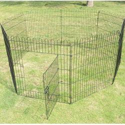 Parc chien cage chiot enclos chien cloture barriere TAILLE 1 cielterre-commerce