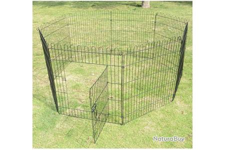Parc chien cage chiot enclos chien cloture barriere TAILLE 1  cielterre-commerce - Chenils, enclos, parcs et portes (2724937)