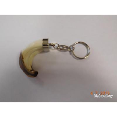 Porte-clés Sanglier Frais En Bois - Accessoire Humour Chasse Et Nature