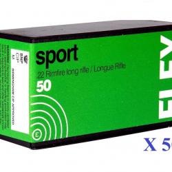Tir avec Cartouches 22LR ELEY  SPORT  boite de 50
