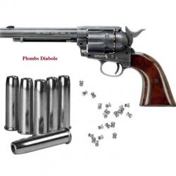 Revolver  COLT  S.A.A.45  Finition Antique  *Co2 Plombs Diabolo Cal 4.5 *