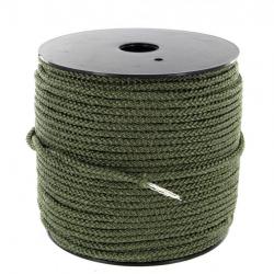 Cordeau tressé avec âme vert - Diam 4 mm - 100 m