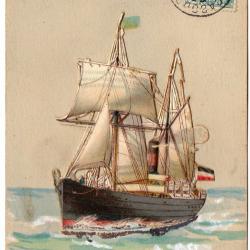 CPA - Marine -souvenir auguste cabourg  N°1301