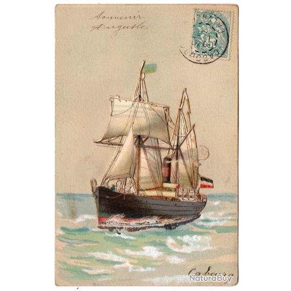 CPA - Marine -souvenir auguste cabourg  N1301