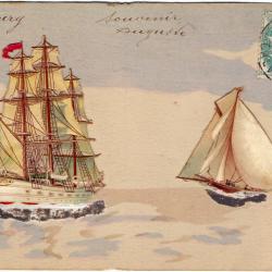 CPA - Marine -souvenir auguste cabourg  N°1265