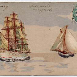 CPA - Marine -souvenir auguste cabourg  N°1411