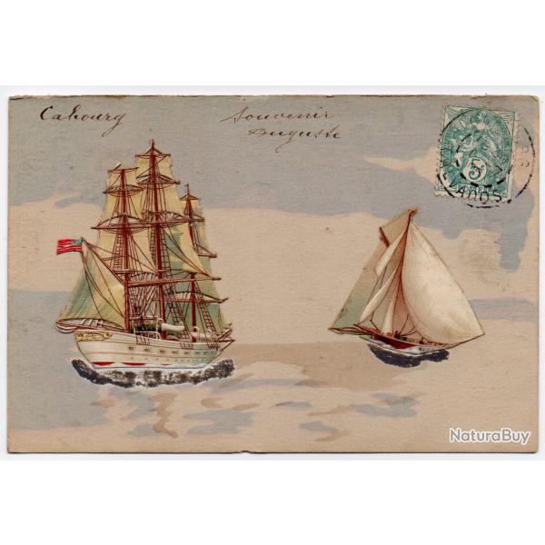 CPA - Marine -souvenir auguste cabourg  N1411