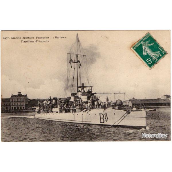 CPA - Marine Militaire Franaise  " Batiste " Torpilleur d'Escadre N918