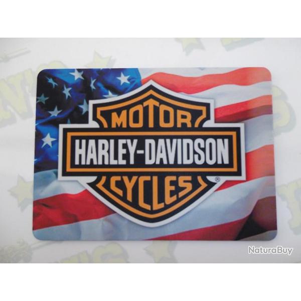 TAPIS  de  SOURIS  pour Ordinateur Modle  Harley Davidson Drapeau Amricain 