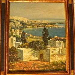 Huile Orientaliste Vue D'Alger