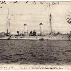 CPA -Marine de Guerre -Le Cassini croiseur de Première classe N°1366