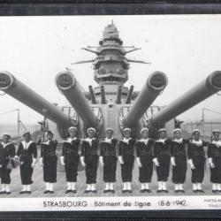 CPA - MARINE Militaire -STRASBOURG B&acirc;timent de ligne 18-61942 N&deg;3714