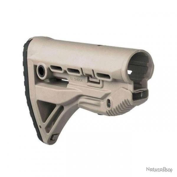 BLACK FRIDAY Crosse anti-recul FAB Defense GL-SHOCK pour AR15 et M4 / HK416 Beige